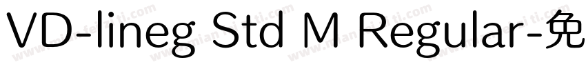 VD-lineg Std M Regular字体转换